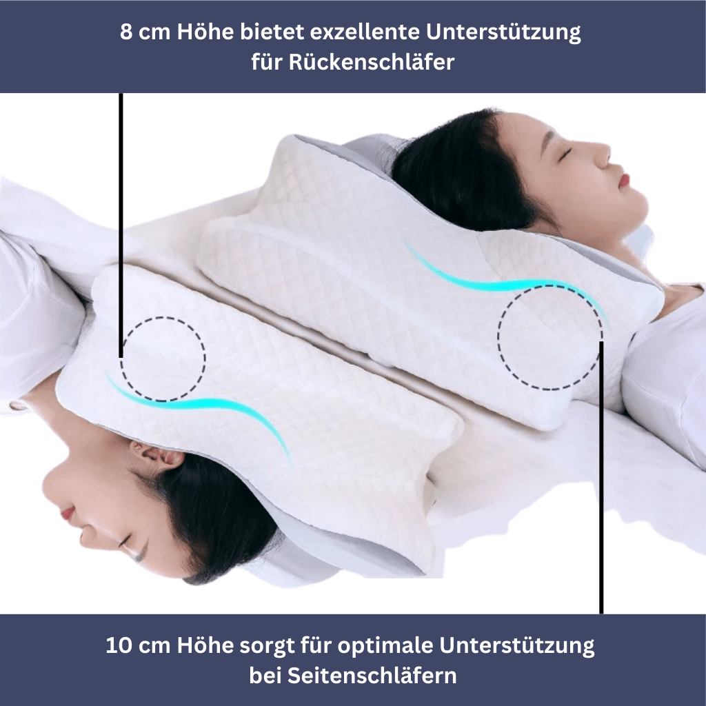 BowLift | Orthopaedic memory foam pillow for neck & shoulder pain relief