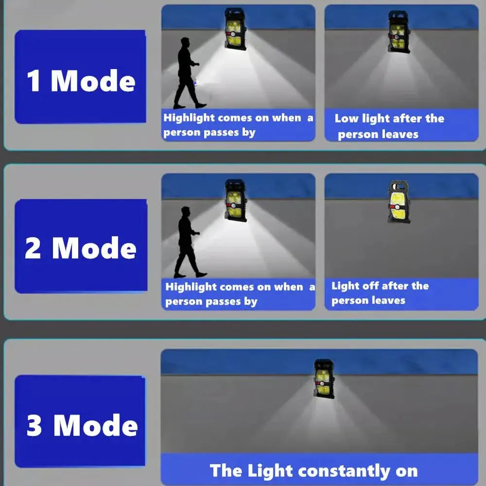 BowLift | Outdoor Clip-On Solar Motion Detector Lights Waterproof