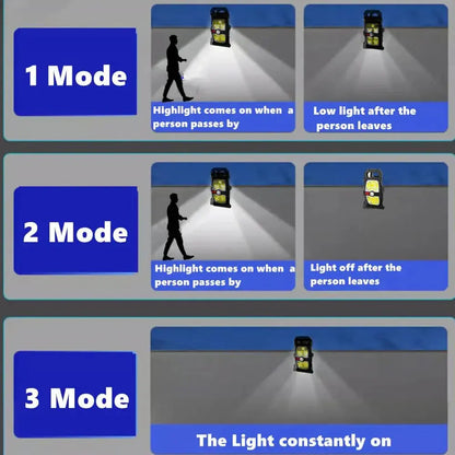 BowLift | Outdoor Clip-On Solar Motion Detector Lights Waterproof