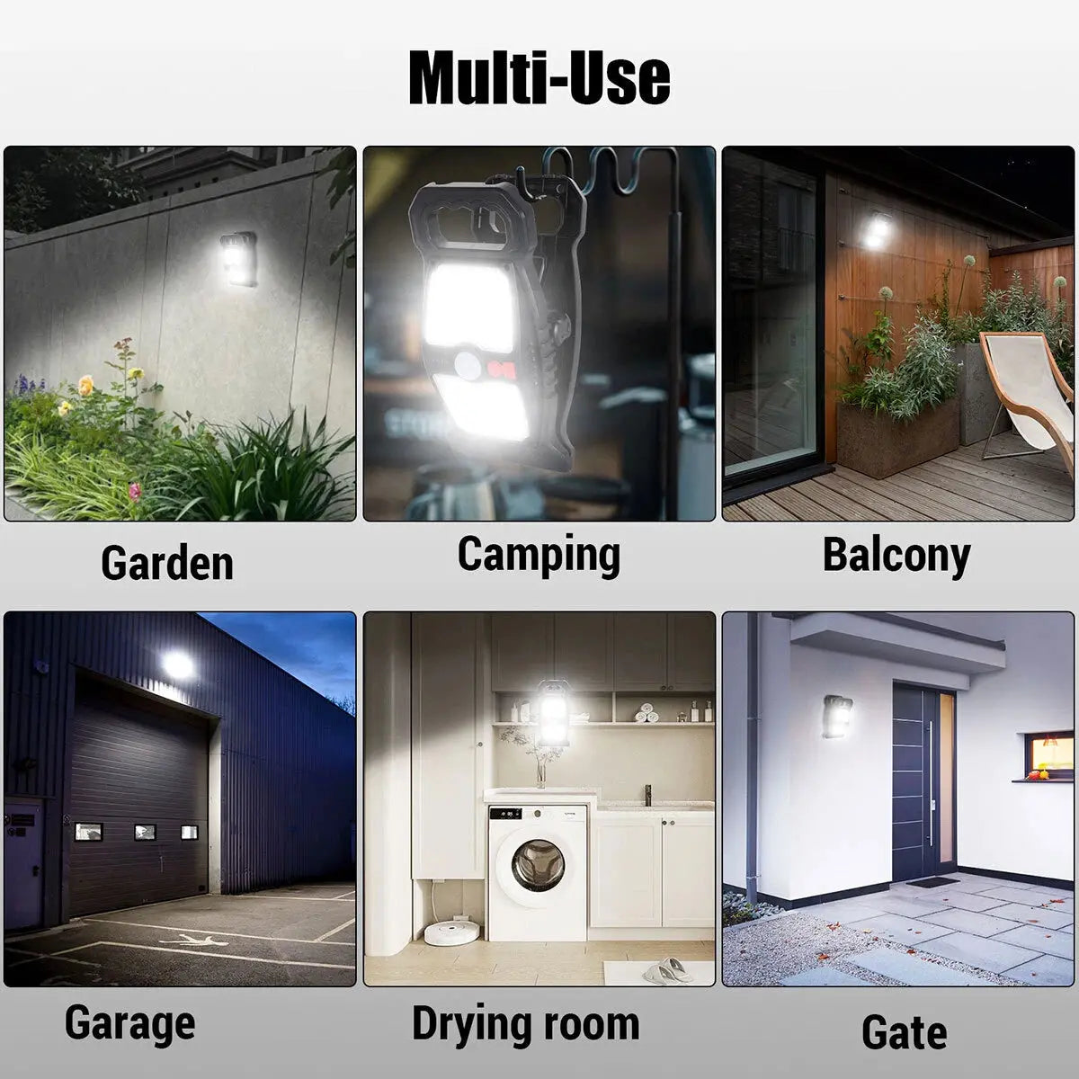 BowLift | Outdoor Clip-On Solar Motion Detector Lights Waterproof