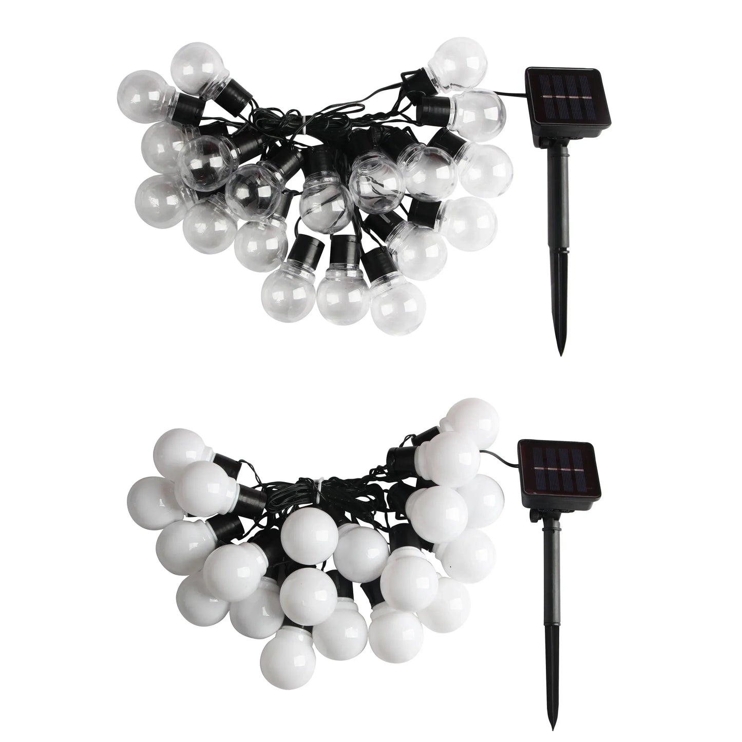 Waterproof Outdoor String Lights - Solar Garden Lighting for Balcony & Terrace