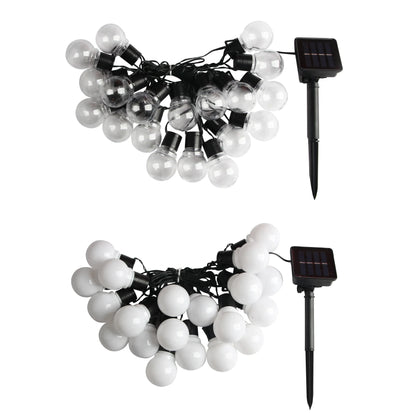 Waterproof Outdoor String Lights - Solar Garden Lighting for Balcony & Terrace