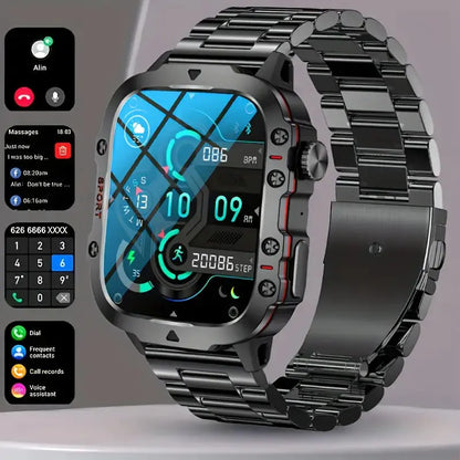 BowLift | TrailMate – Waterproof Outdoor Smartwatch | Adventure-Ready Fitness Tracker with Full Health Monitoring