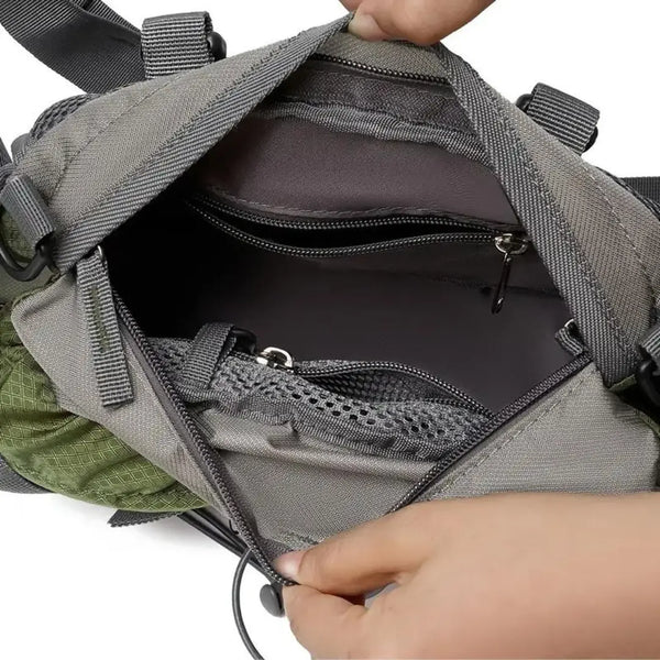 BowLift | Waterproof Hiking Waist Bag – 5L Bum Bag with Zippered Pockets for Walking & Outdoor Adventures
