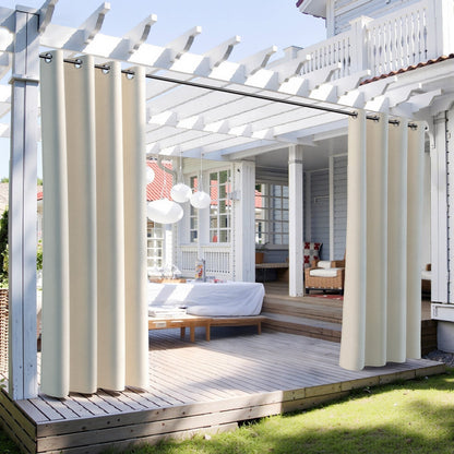 Outdoor Curtain Waterproof with Eyelets | Bowlift