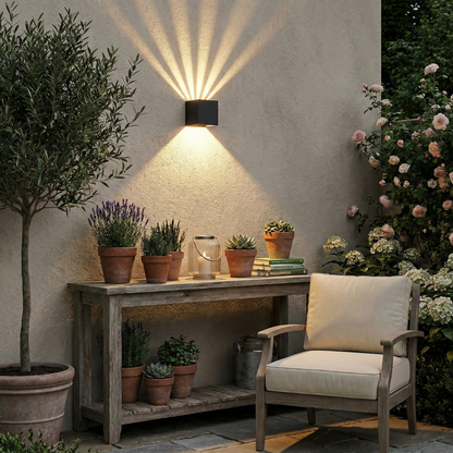 Orvella Waterproof Aluminum Outdoor Sconce