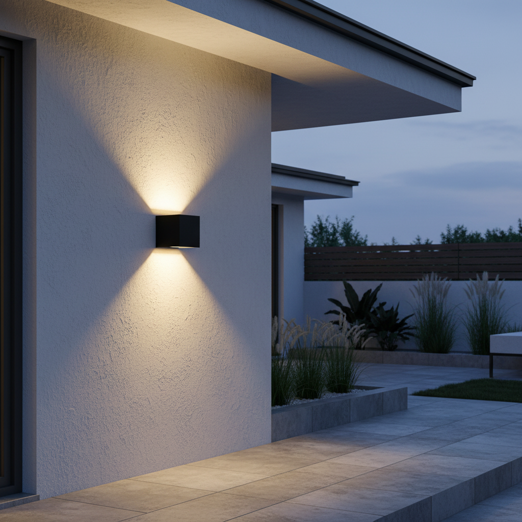 Orvella Waterproof Aluminum Outdoor Sconce