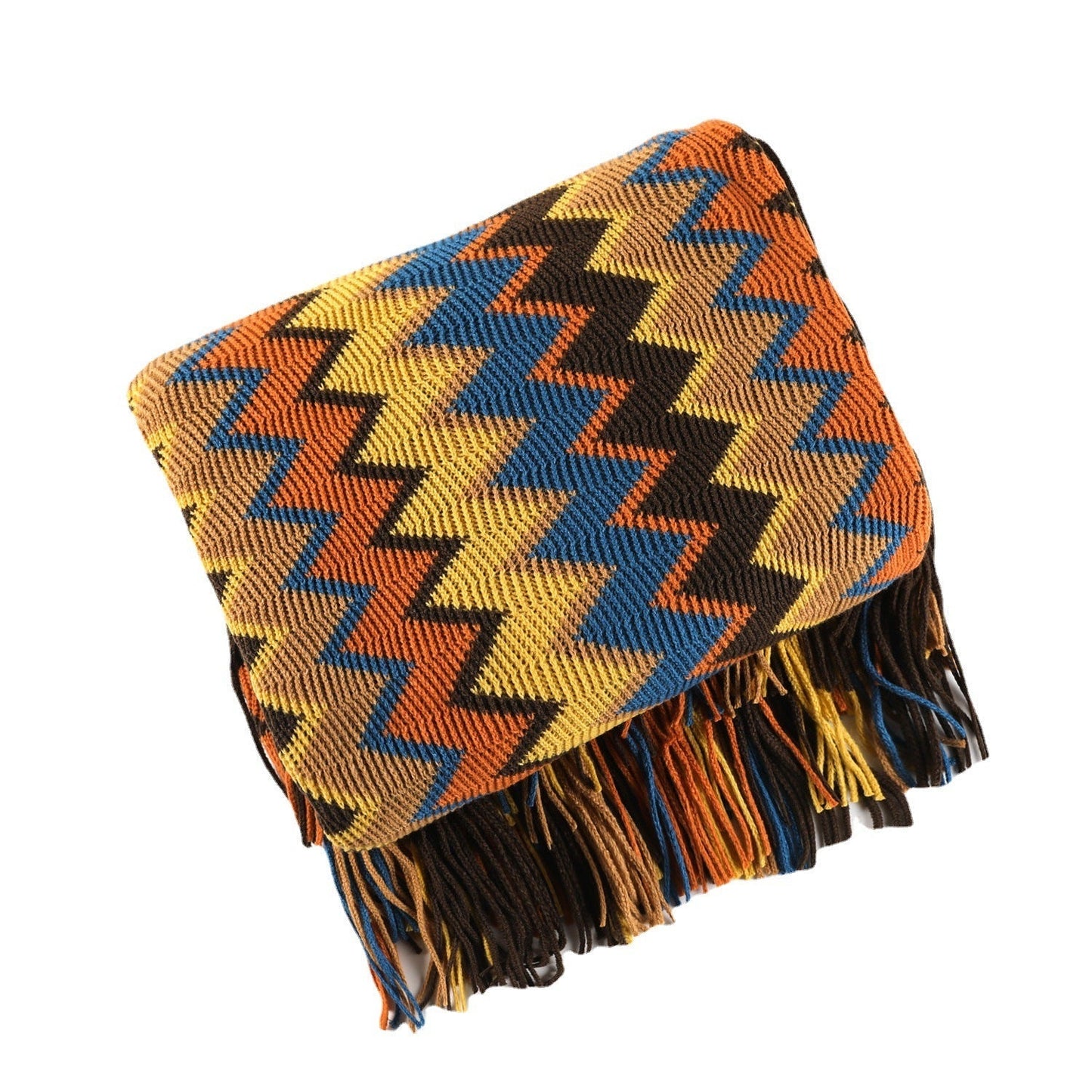 Skanto | Owen Colorful Chevron Coverlet