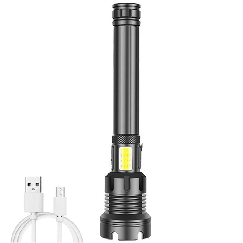 Tactical rechargeable laser LED flashlight | Bowlift