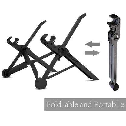 Sandsberg | NEXSTAND Portable Adjustable Collapsible Table Stand for Laptop / Notebook, Suitable for: More than 11.6 inches (Black)