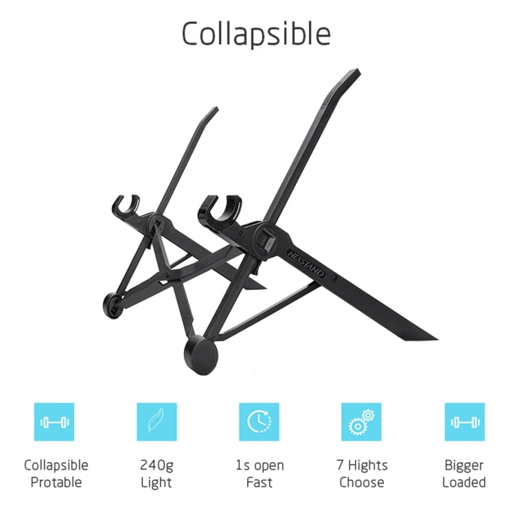 Sandsberg | NEXSTAND Portable Adjustable Collapsible Table Stand for Laptop / Notebook, Suitable for: More than 11.6 inches (Black)