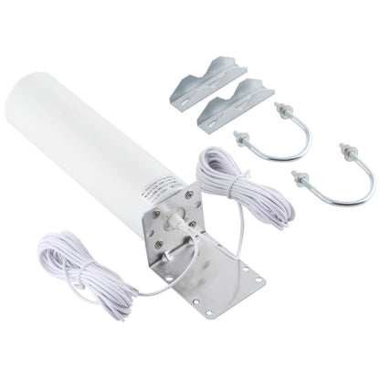 Skanto | 4G LTE WiFi 12dBi Omni Outdoor Antenna with CRC9 Male (White)