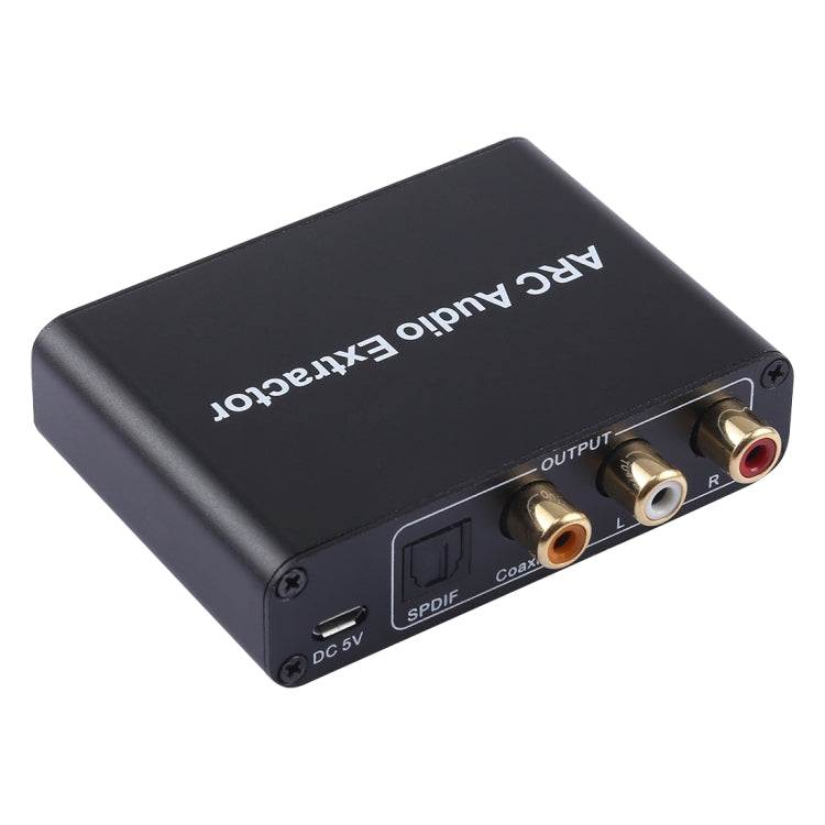 Skanto | 192KHz ARC Audio Extractor HDMI ARC to SPDIF + Coaxial + L/R Converter Audio Return Channel Adapter