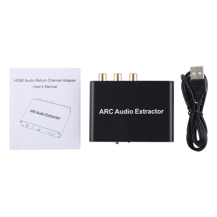 Skanto | 192KHz ARC Audio Extractor HDMI ARC to SPDIF + Coaxial + L/R Converter Audio Return Channel Adapter