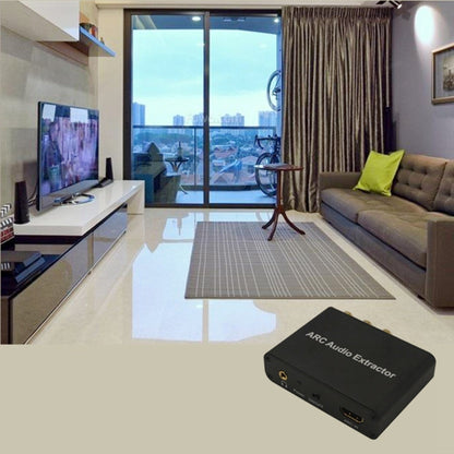 Skanto | 192KHz ARC Audio Extractor HDMI ARC to SPDIF + Coaxial + L/R Converter Audio Return Channel Adapter