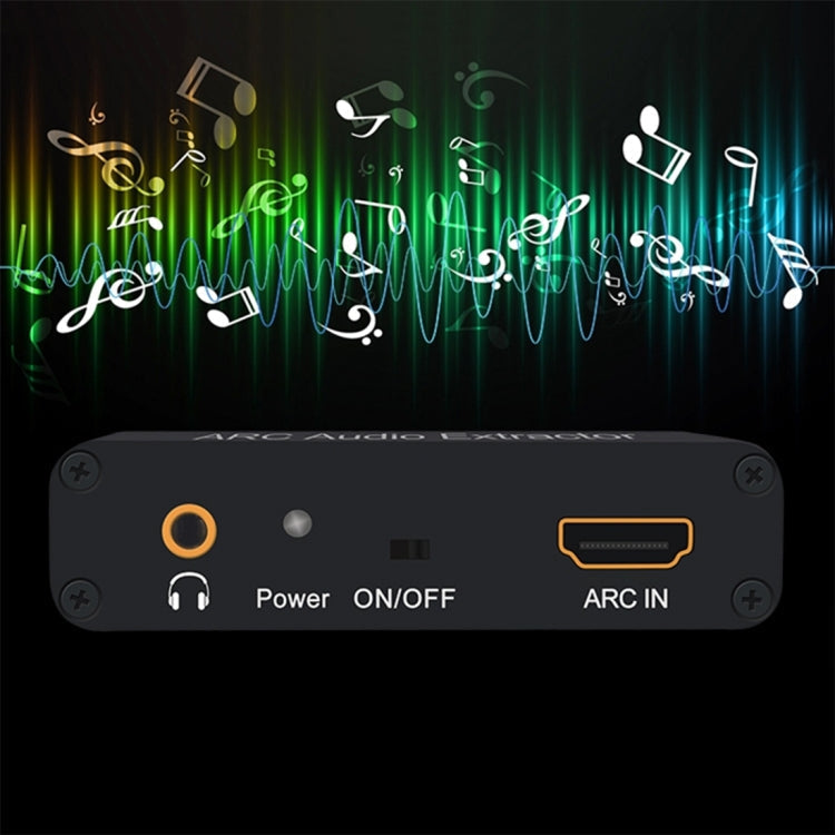 Skanto | 192KHz ARC Audio Extractor HDMI ARC to SPDIF + Coaxial + L/R Converter Audio Return Channel Adapter