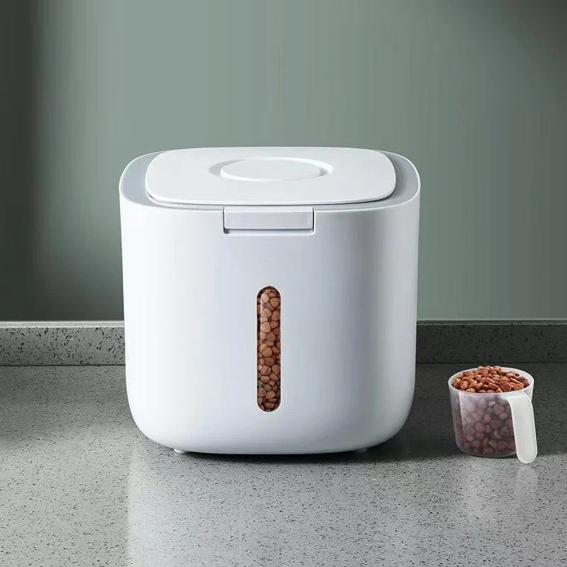 Kalsten | Sealed Storage Container for Dog Food with Measuring Cup