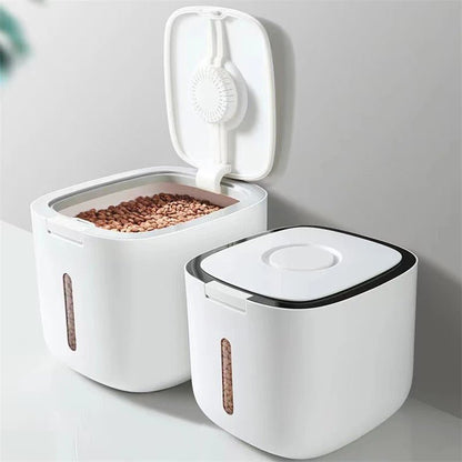 Kalsten | Sealed Storage Container for Dog Food with Measuring Cup