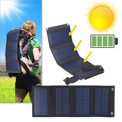 Portable Solar Charger with USB Port