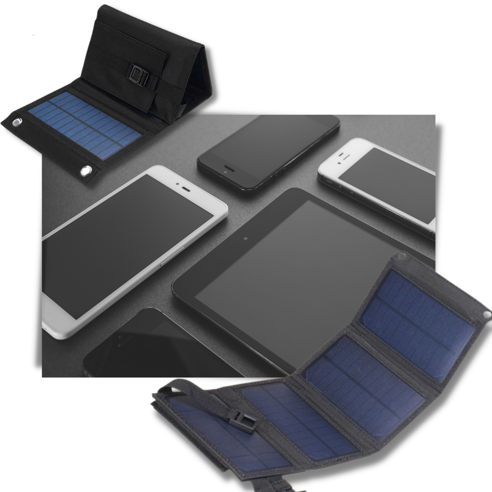Portable Solar Charger with USB Port