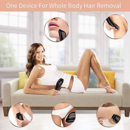 Skanto | Hair Removal System, Permanent Painless 999,999 Flashes