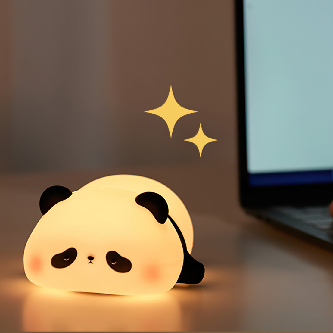 Skanto | Lunaris™ | LED Table Lamp with Adjustable Brightness | Modern Design for Home Office & Bedroom Use