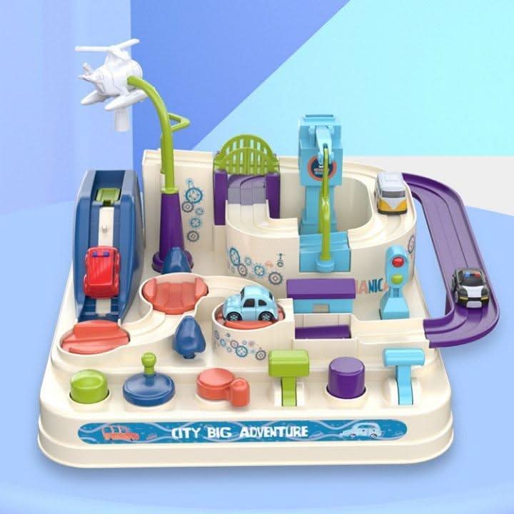 Skanto | Interactive City Toy with Cars & Helicopter for Children 3+