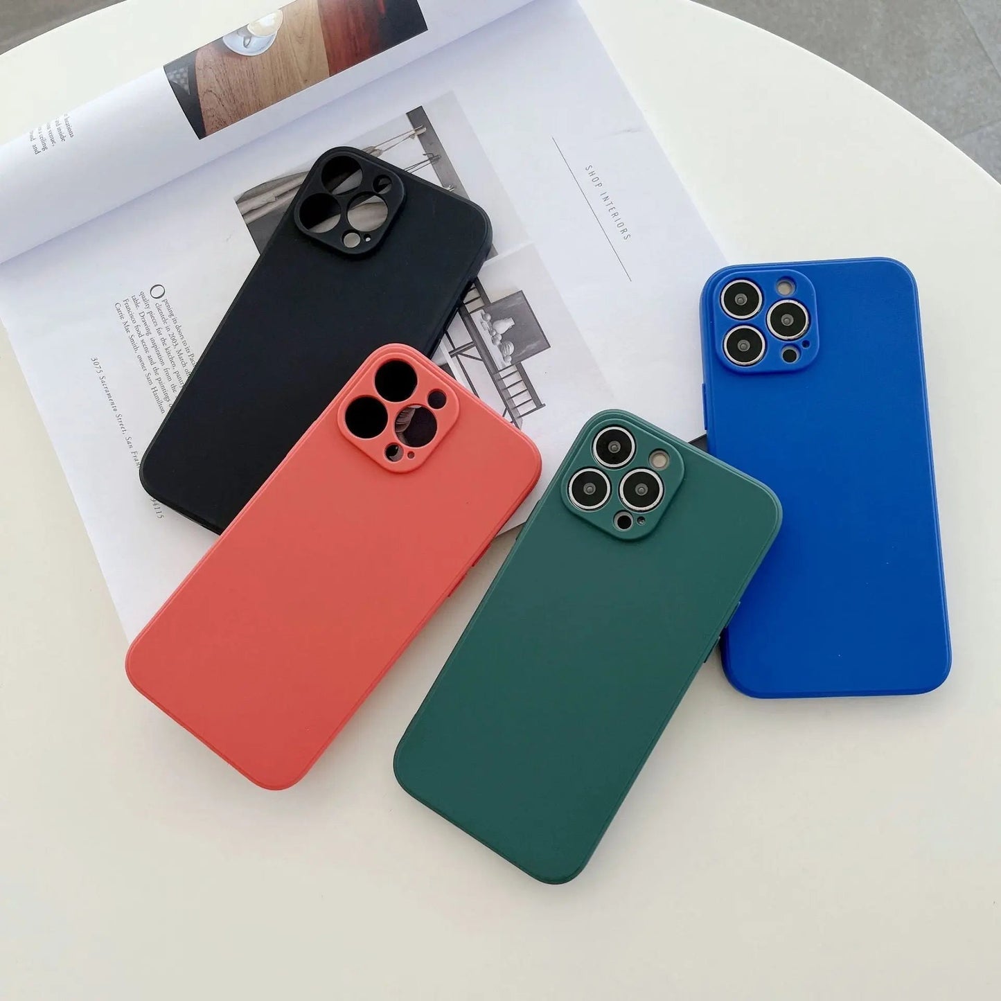 BowLift | Pastel Solid Color Silicone iPhone Case