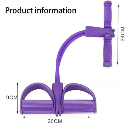 BowLift | Pedal-Fitness band with ankle pull – Full body training anytime & anywhere