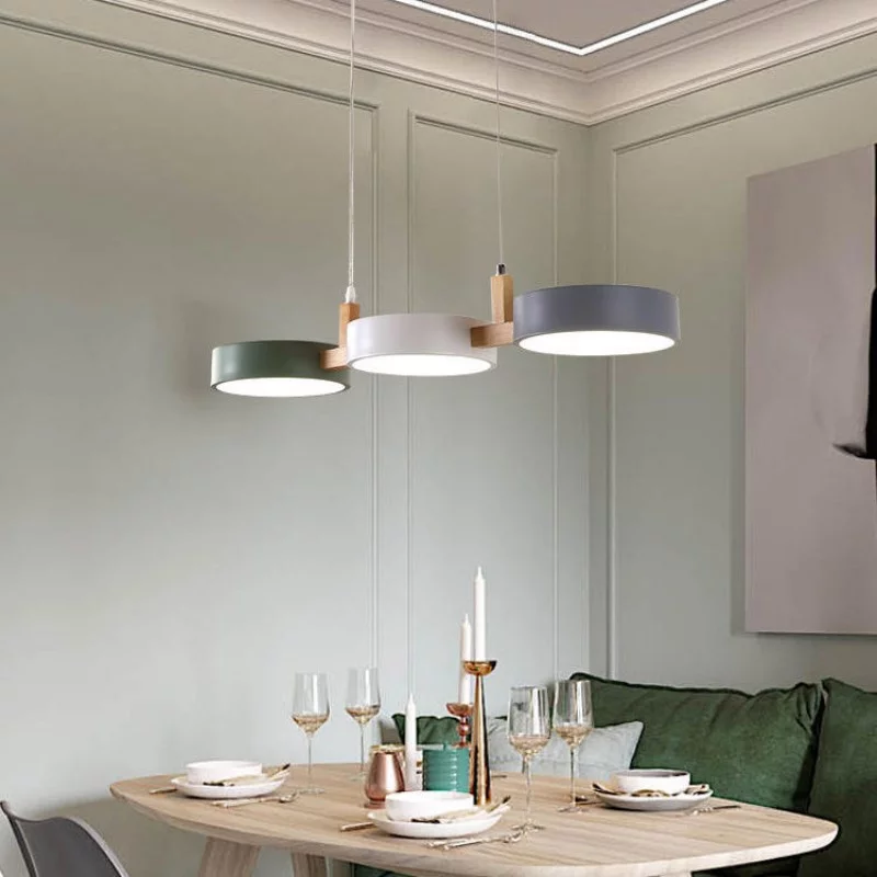 Nordic Multi-Light Cylinder Pendant Light for the Dining Room | Brehn