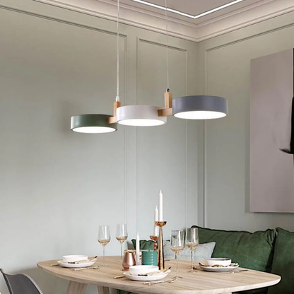 Nordic Multi-Light Cylinder Pendant Light for the Dining Room | Brehn
