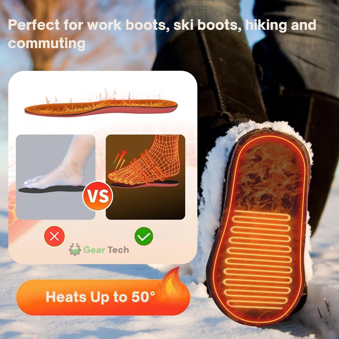 Skanto | Warm Insoles UK – Best Thermal Shoe Inserts for Boots, Work Shoes and Daily Winter Comfort