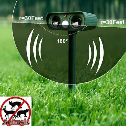 BowLift | Solar Ultrasonic Outdoor Pest Repeller Motion Activated