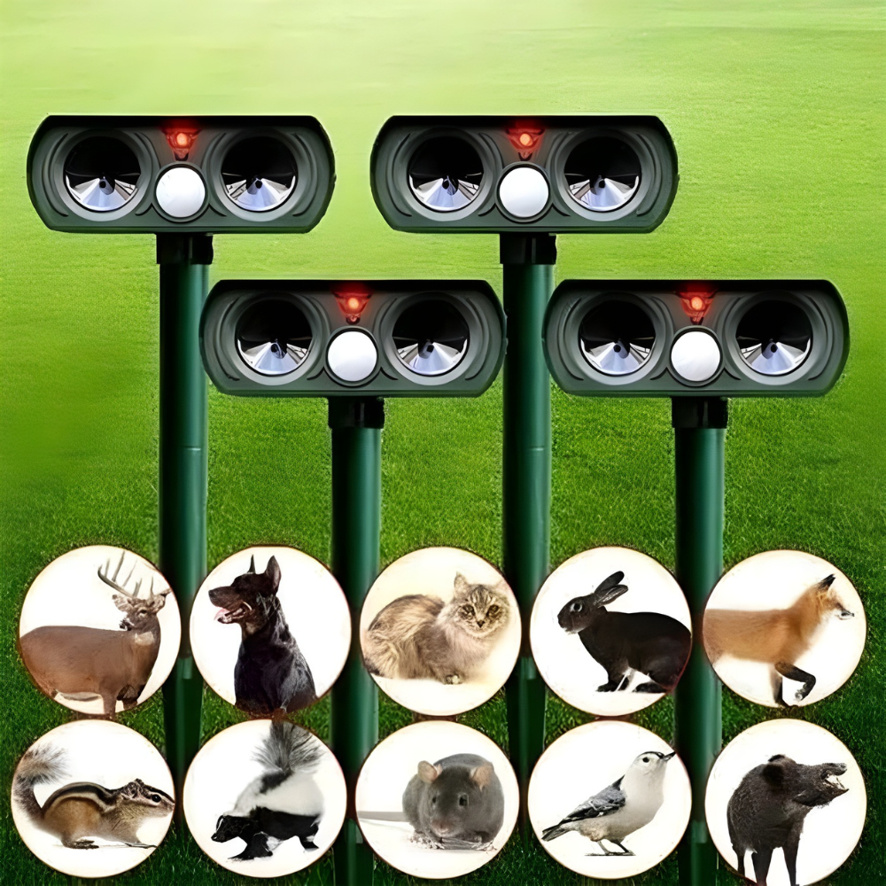 BowLift | Solar Ultrasonic Outdoor Pest Repeller Motion Activated