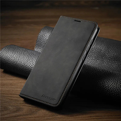 Skanto | Leather Magnetic Shockproof Slim Case