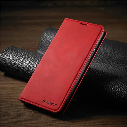 Skanto | Leather Magnetic Shockproof Slim Case
