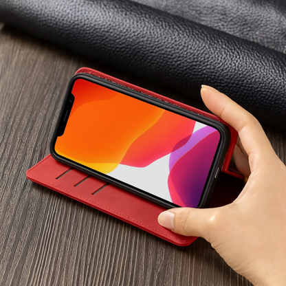 Skanto | Leather Magnetic Shockproof Slim Case