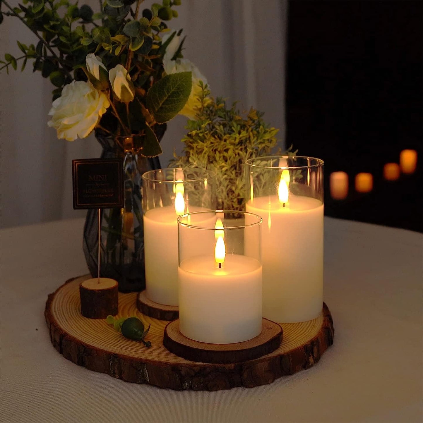 Skanto | AuraFlame - Flameless LED Candle Set
