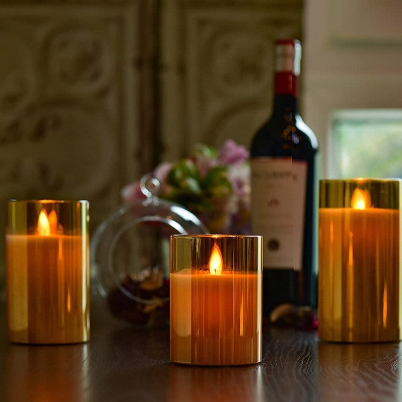 Skanto | AuraFlame - Flameless LED Candle Set