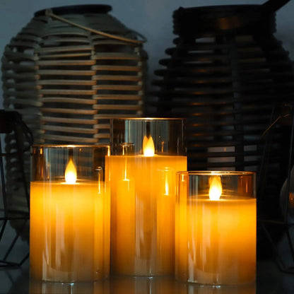 Skanto | AuraFlame - Flameless LED Candle Set