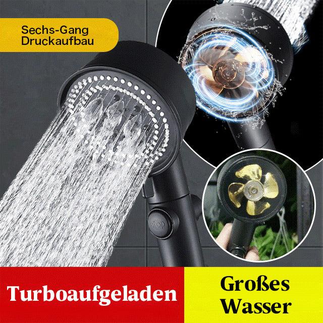 Sandsberg shower head with six-setting