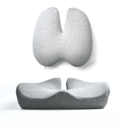 BowLift | Orthopedic Seat Cushion Set | Pain Relief for Tailbone & Lumbar Support for Office, Car & Home Use