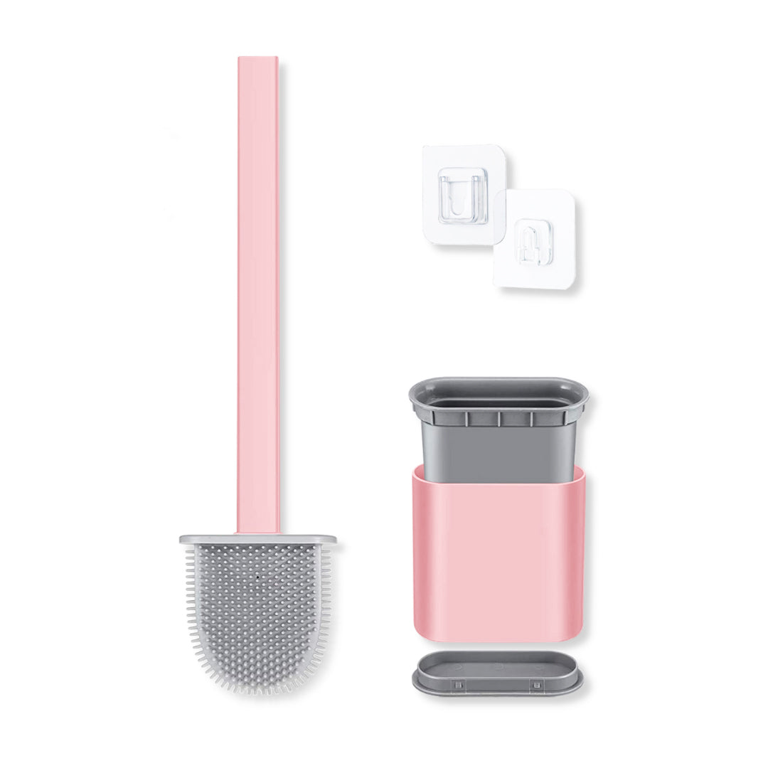 Silicone toilet brush