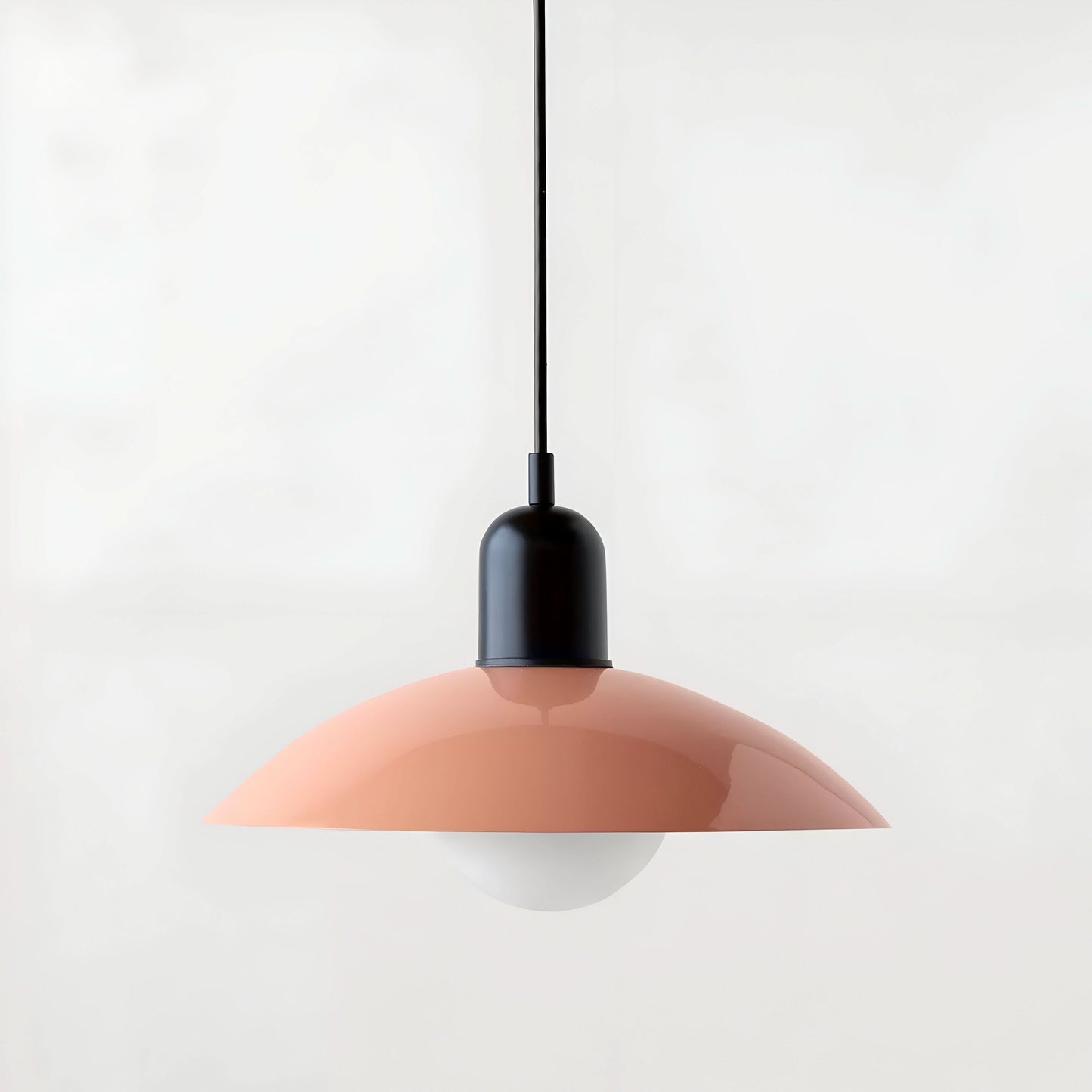 BowLift | Modern Macaron Bauhaus Pendant Light – Iron Shade