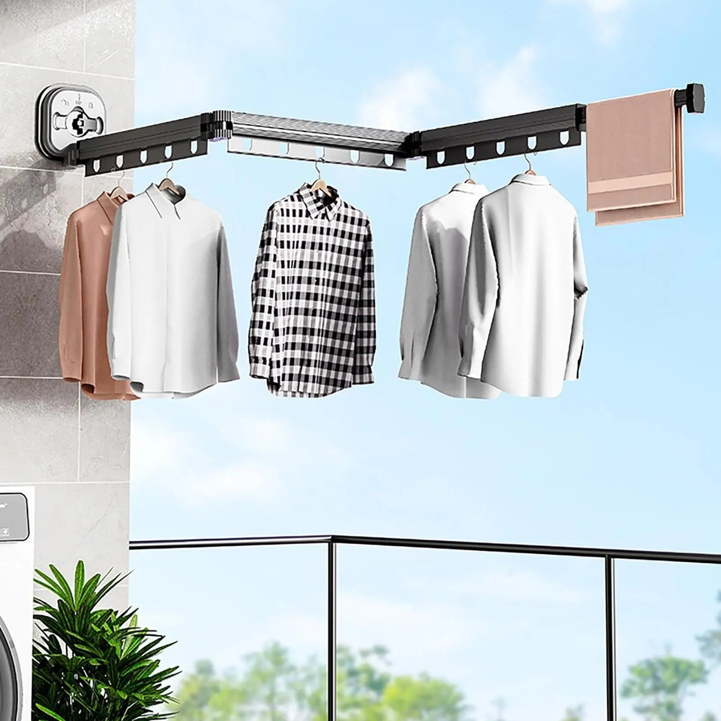 BowLift | Space-saving laundry dryer