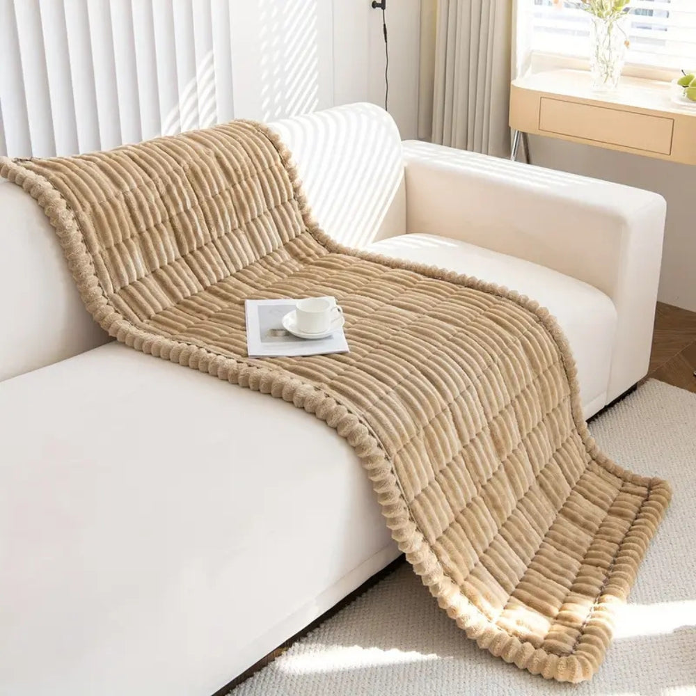 Plush Sofa Cushion Cover