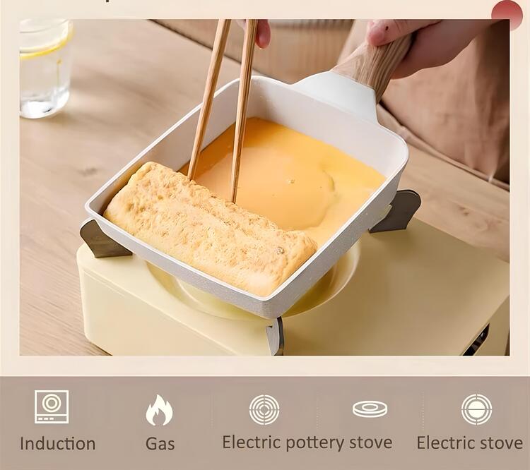 Skanto Tamagoyaki Omelet Pan with Non-Stick Coating