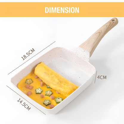 Skanto Tamagoyaki Omelet Pan with Non-Stick Coating