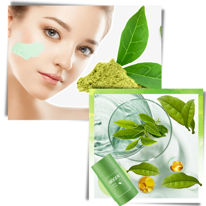 Poreless Deep Cleansing Green Tea Mask for Blackhead Removal