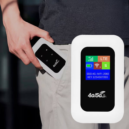 Skanto | Portable 5G Wi-Fi Router | Secure, High-Speed Connection for Travel and Home Use